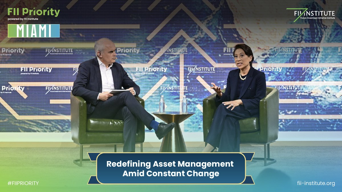 FII_Institute1's tweet image. #AssetManagement is evolving fast as 73% of investors expect #AI at scale. What is going to be the new normal for the sector? Find out at #FIIPRIORITY Miami?

Watch live: bit.ly/FPM26_D2