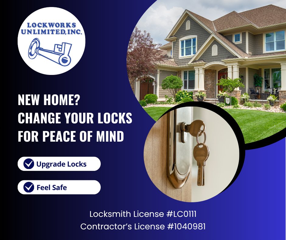 LockworksCA's tweet photo. 🔑Moving into a new home? Change your locks first—you never know how many spare keys are out there. Lockworks Unlimited offers rekeying, high‑security locks &amp; custom hardware so you feel safe from day one.
📞(650) 299‑9126 | https://t.co/FxPLdscuQA
#HomeSafety #LockworksUnlimited https://t.co/iHZOvFfkCZ