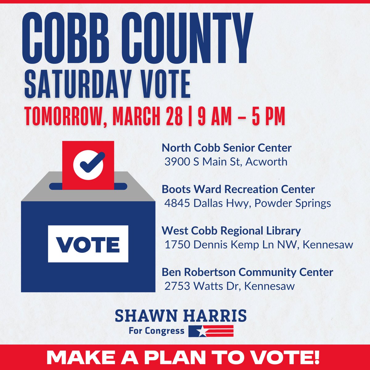 Shawn Harris for Congress tweet media