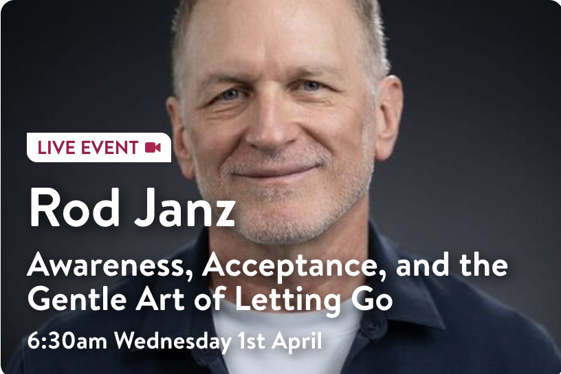 Awareness, Acceptance, and the Gentle Art of Letting Go insig.ht/CIlKZLSUQ1b