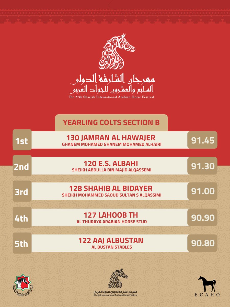 جمعية الإمارات للخيول العربية tweet media