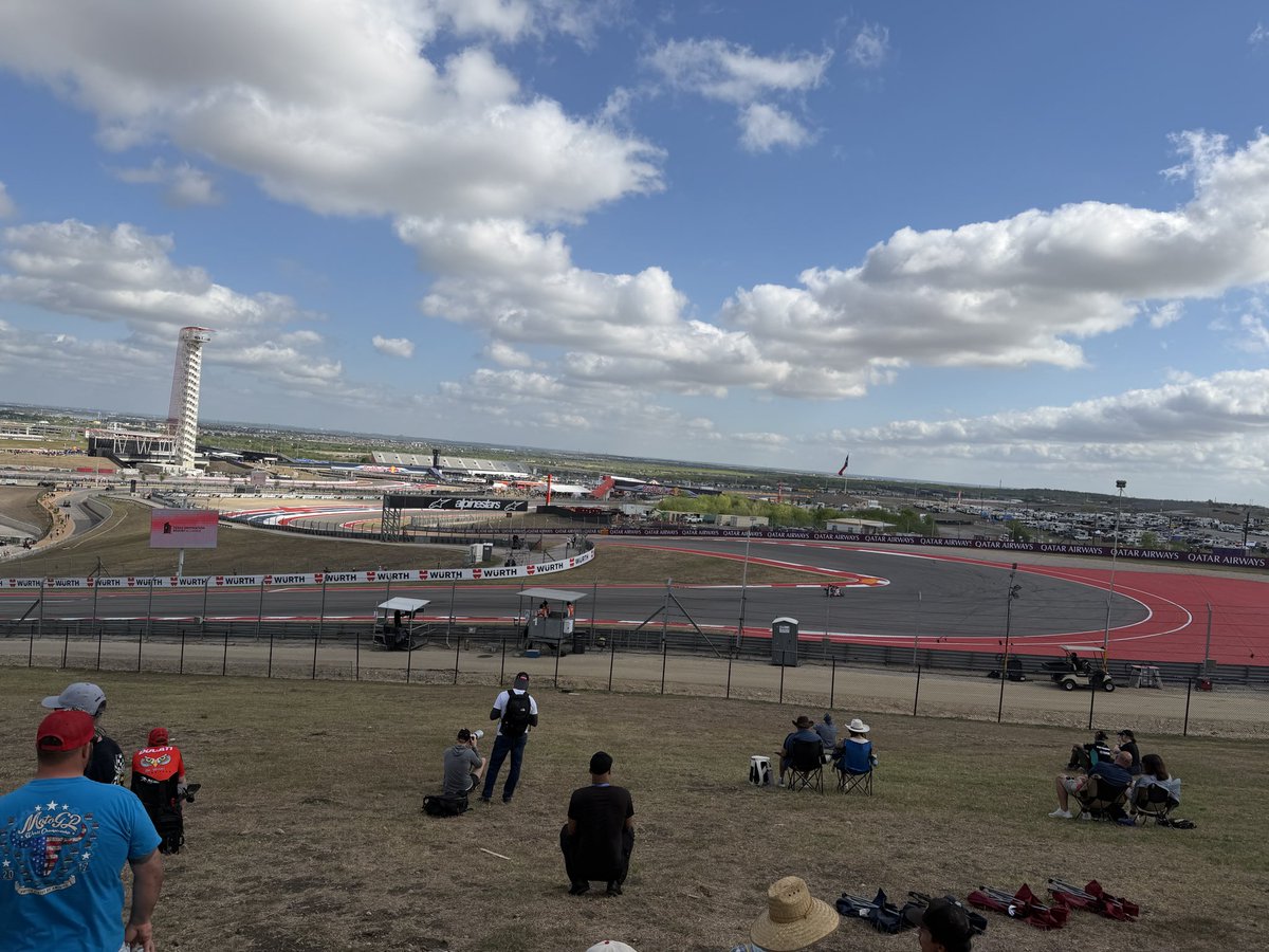 billkunz's tweet photo. Today’s view from Phil Hill @COTA ! #motogp https://t.co/YutOi1qrzB