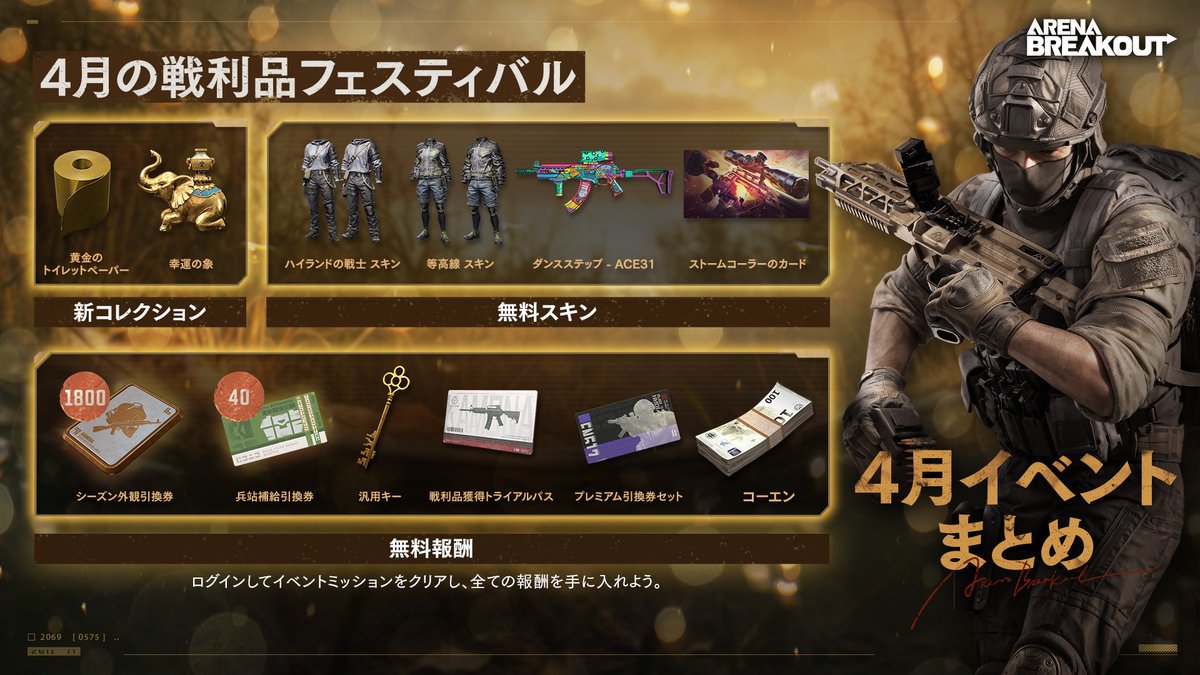 Arena Breakout(アリブレ)日本公式 tweet media