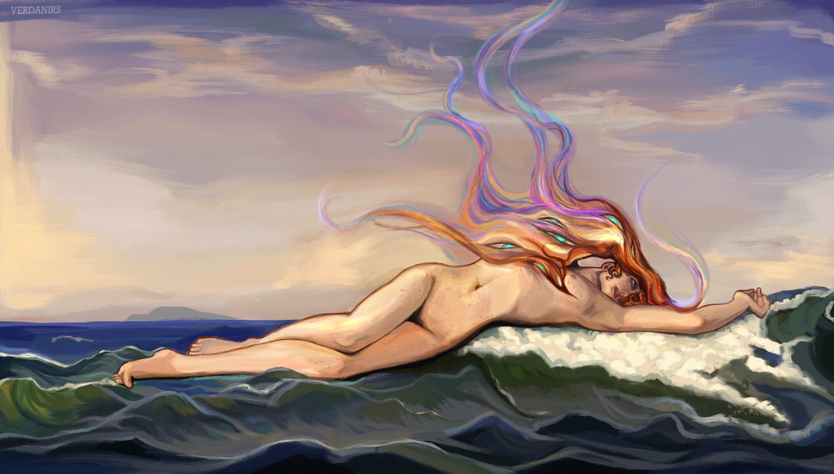 / artistic nudity
The birth of the doorman :3 inspired by a fic that i absolutely adore #deadlock