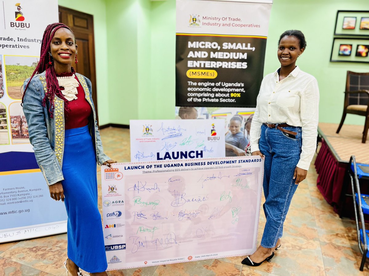 isabelfinesse's tweet photo. Yesterday I had the opportunity to attend the launch of the national BDS standards as well as UBSP. As ICOYACA Uganda,we would like to see how we integrate these standards into the AFCFTA strategy as we engage young entrepreneurs. This is a call to action to youth. @mtic_uganda https://t.co/H2E790xfRg