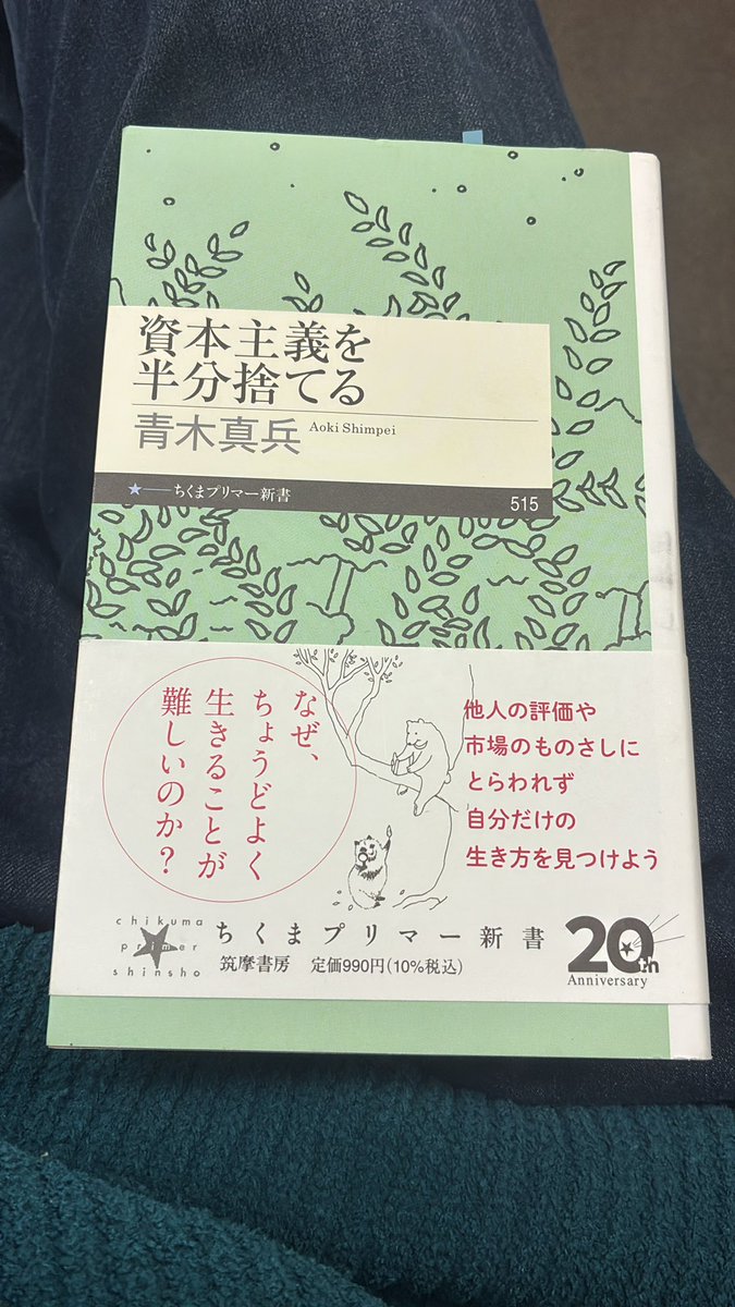 「資本主義を半分捨てる」

奈良県東吉野村の私設図書館「ルチャリブロ」で思わず購入

ちょうどよく生きられない違和感

評価や年収、会社や他人のものさし

気づけば自分を測り続けている

でも本当に必要なのは、

「自分なりのちょうどよさ」

「資本主義を半分捨てる」

#旅する人事