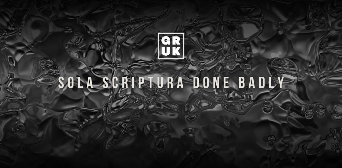Rev Andy Stelmasiak (church planter in Poland) writes about how Sola Scriptura can be misused. Does sola Scriptura teach that there is no other authorities of which we should consult? So we just read our Bible in isolation? Read more to find out. 

gr-uk.org/blog/sola-scri…