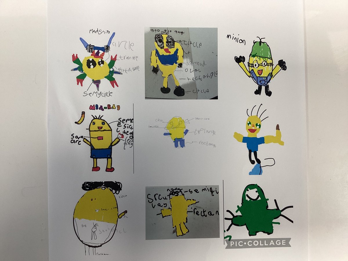 WeaverhamAcade1's tweet photo. Kingfisher Class have had a brilliant Maths Movie Day today themed around Minions. They designed their own 2D shape Minion, multiplied 2s, 5s and 10s as well as halving and doubling. @NWATrust #NWATWPAMath #WorldMathsDay https://t.co/lg5IB5oldE