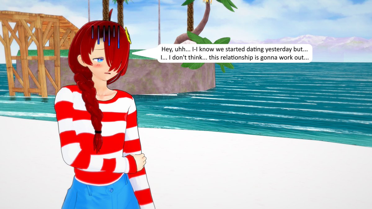 hiderlink20's tweet photo. It's not you, It's mii (based on things that happened in tomodachi life) (1/2) #koikatsu #tomodachilife #moruke https://t.co/LblxO4FlfE