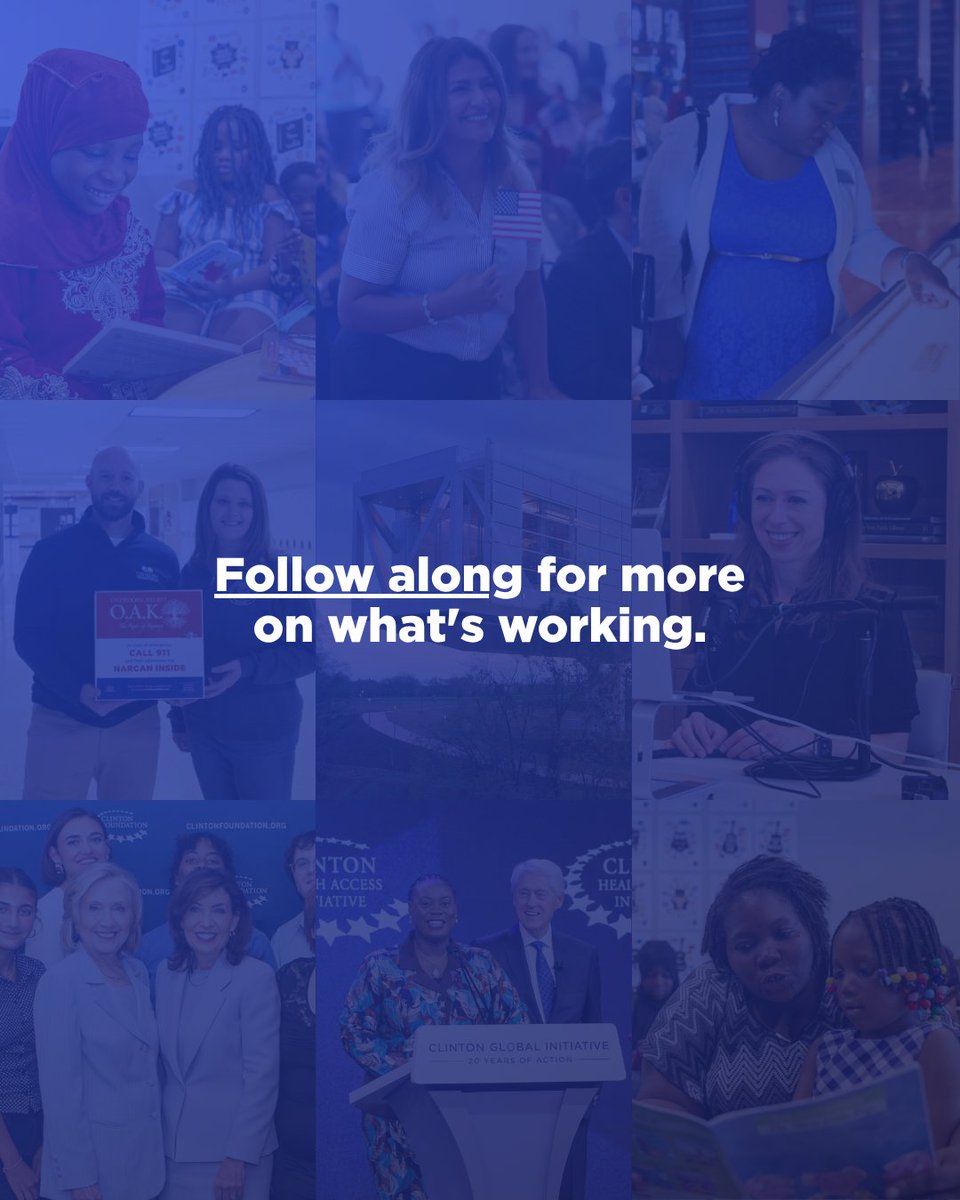 Clinton Foundation tweet media