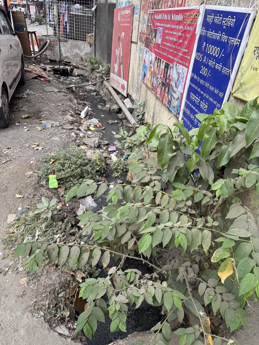 mkshanklesha's tweet photo. Hardly 100 metres from KDMC.  No footpath since last six months. Location ahilyabai chowk. Opp raja hotel. Kalyan West. @smartkdmc @kalyan_dombivli @mieknathshinde @smart_kdmc @kanchan6262 
Please repair the foothpath as soon as possible.  Lot of mosquitoes are. Breeding here. https://t.co/sD0lRQQLy1