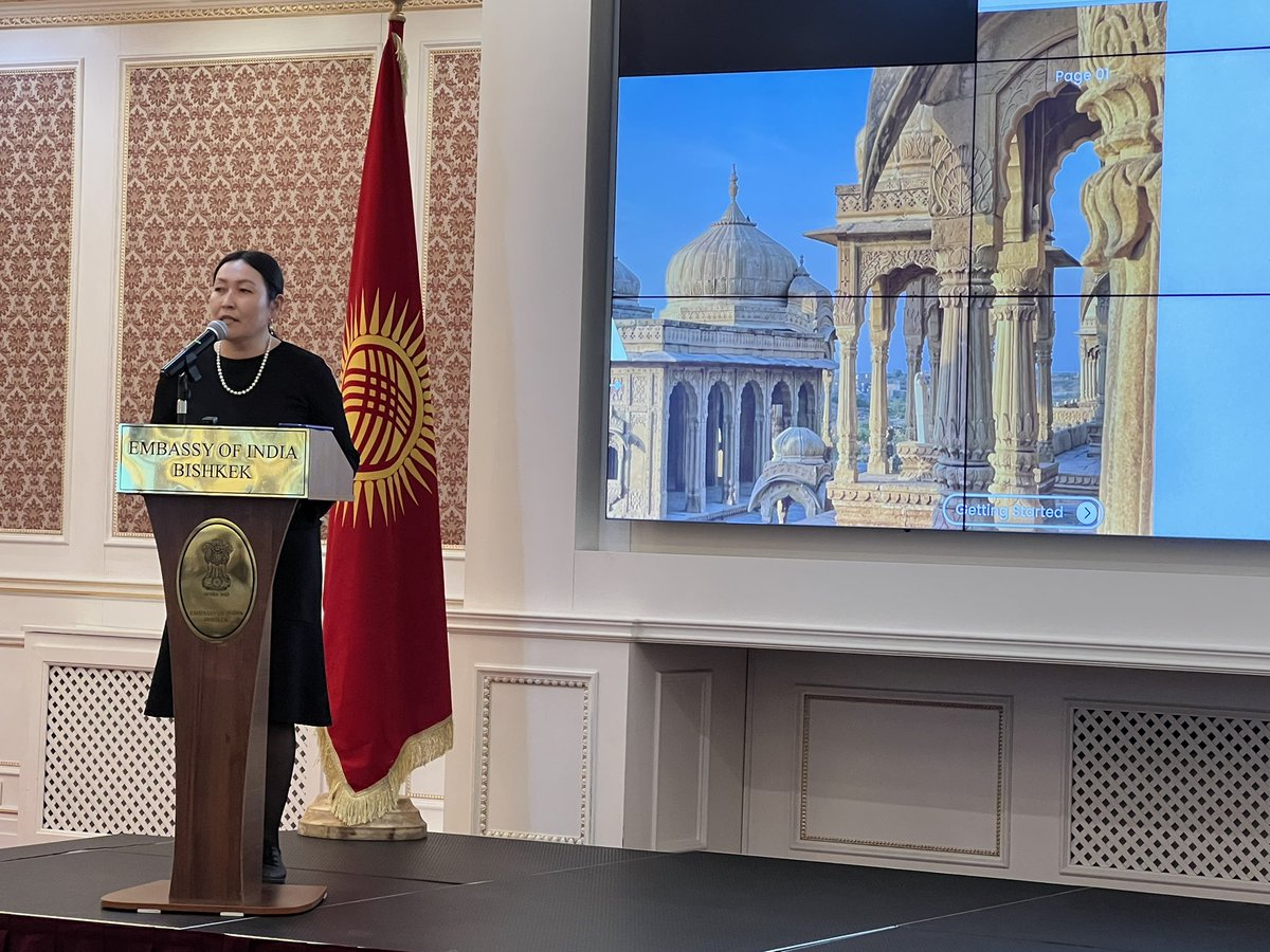 India in Kyrgyz Republic tweet media