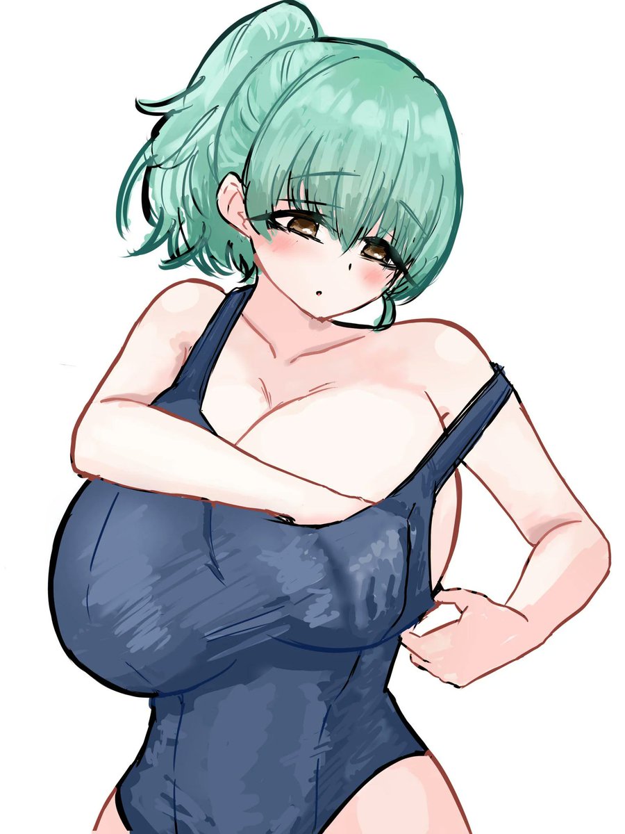 Nemu has been trying to fit into her swimsuit to get to swim class for a while now, but it just doesn't seem to want to fit

"Hmm... This is bothersome..."