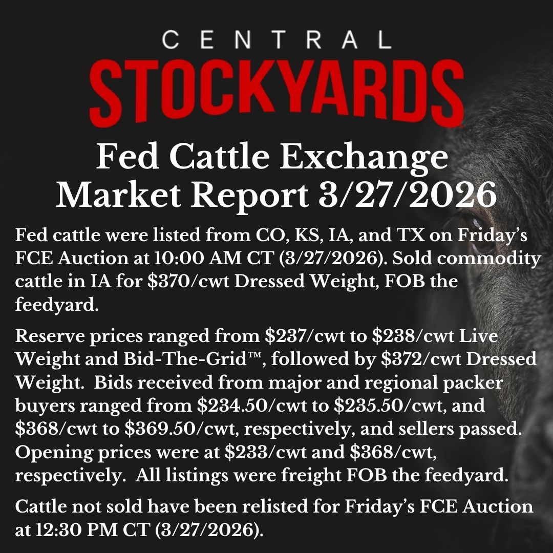 Fed Cattle Exchange via Central Stockyards (@fedcattleexch) on Twitter photo 