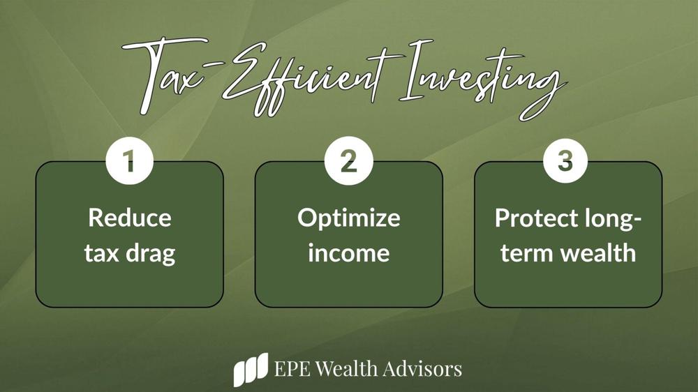 Tom_EPEWealth's tweet photo. Taxes can have a huge impact on your investment results. With smart portfolio design, tax‑loss harvesting, tax‑efficient investments, and coordinated planning, you can keep more of your wealth working for you: https://t.co/NHHjKYZ0BD https://t.co/CB7C31udWG