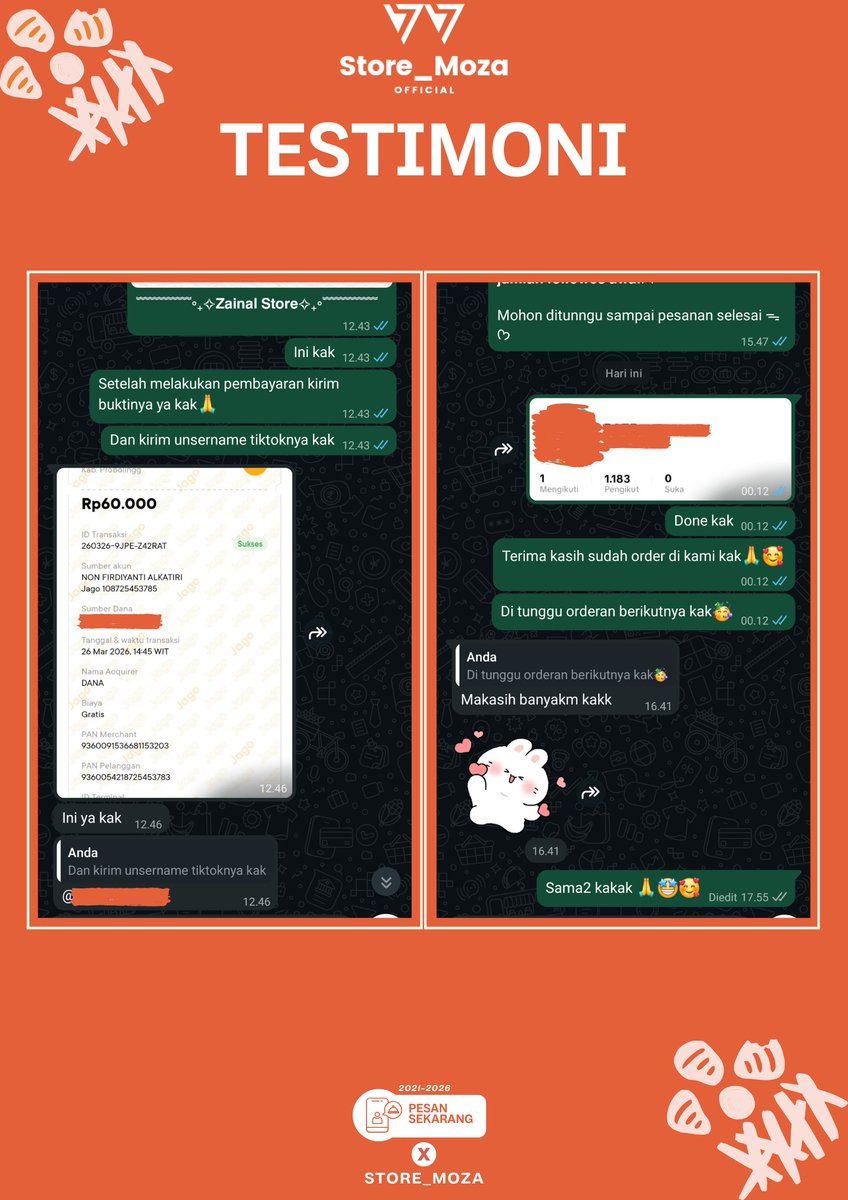 мσzα ❁ | Jual Followers Sosmed tweet media