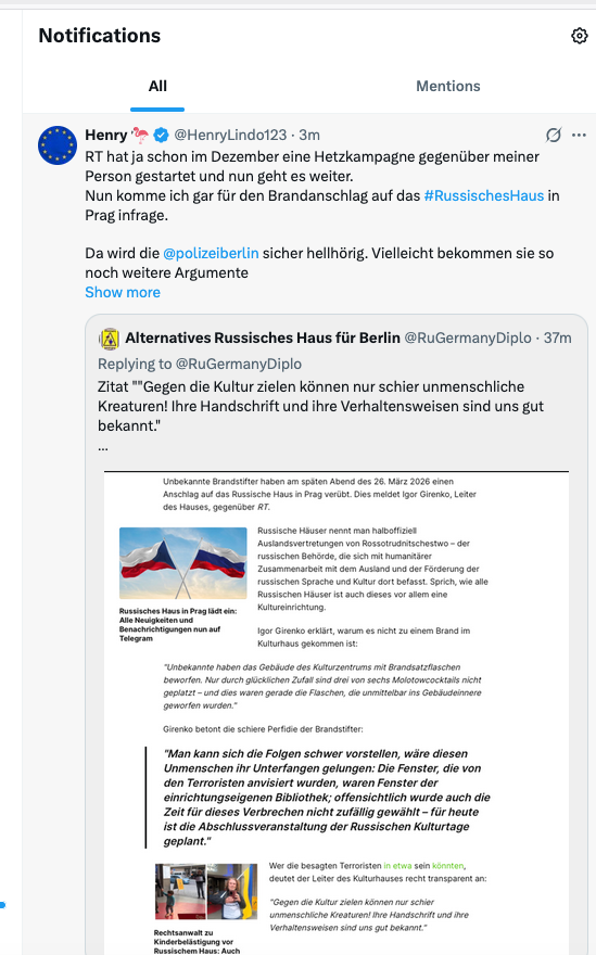 Alternatives Russisches Haus für Berlin tweet media