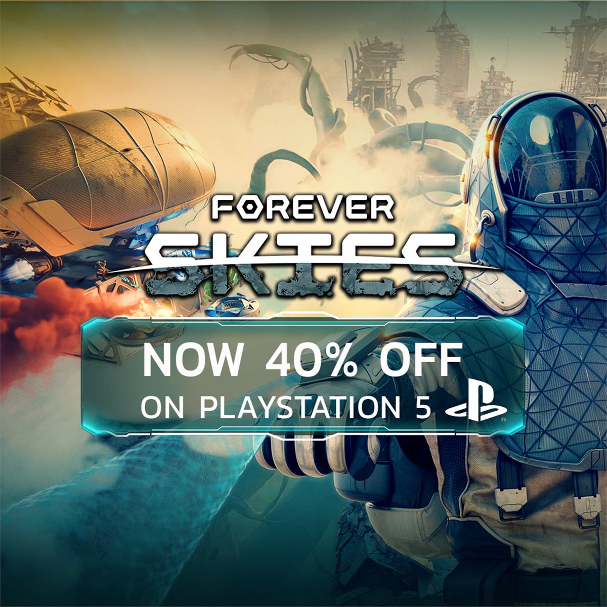 flyforeverskies's tweet image. ICYMI: 💸 Forever Skies is 40% off on PlayStation 5 with a PS+ Subsciption! (35% off without PS+) 💸

Sale ends April 7th 🗓️

#playstation #springsale