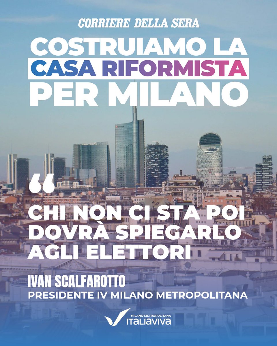 Italia Viva Milano Metropolitana tweet media