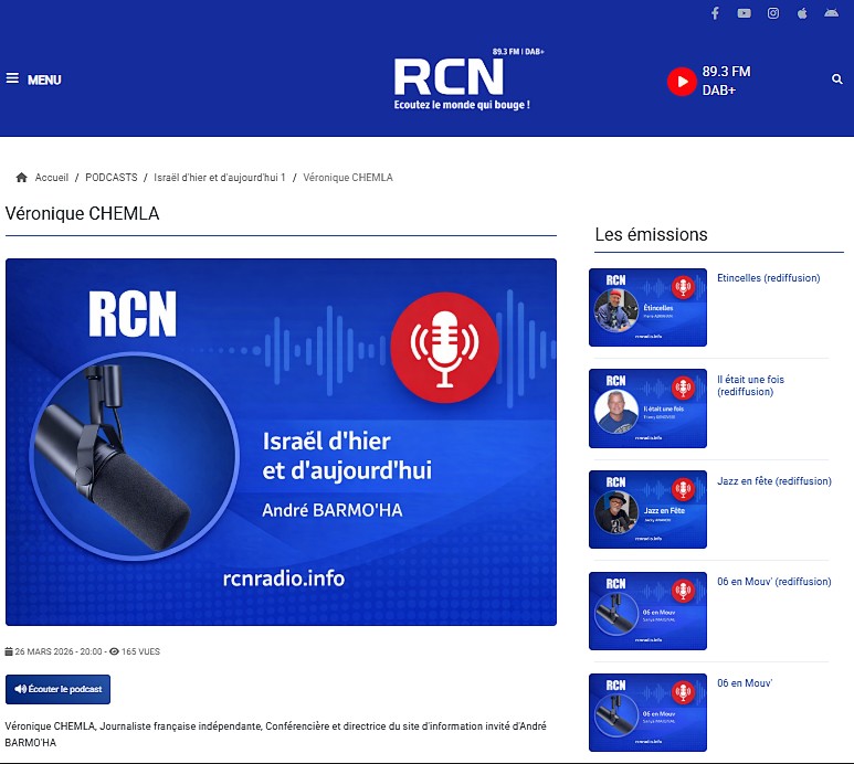 VeroniqueChemla's tweet photo. Interviewed on March 25, 2026 @BarmohaA @RadioRcn893:Conviction of a child sex offender in the Jewish community, Brigitte Leitenberg & the “Philippe Lazzarini” motion, rial of Teba N.#RenéHadjadj #JérémieCohen #AlDura #IlanHalimi #CRIF #Lawee #Antisemitism https://t.co/uuWYPBDYwl https://t.co/wI49cuS042