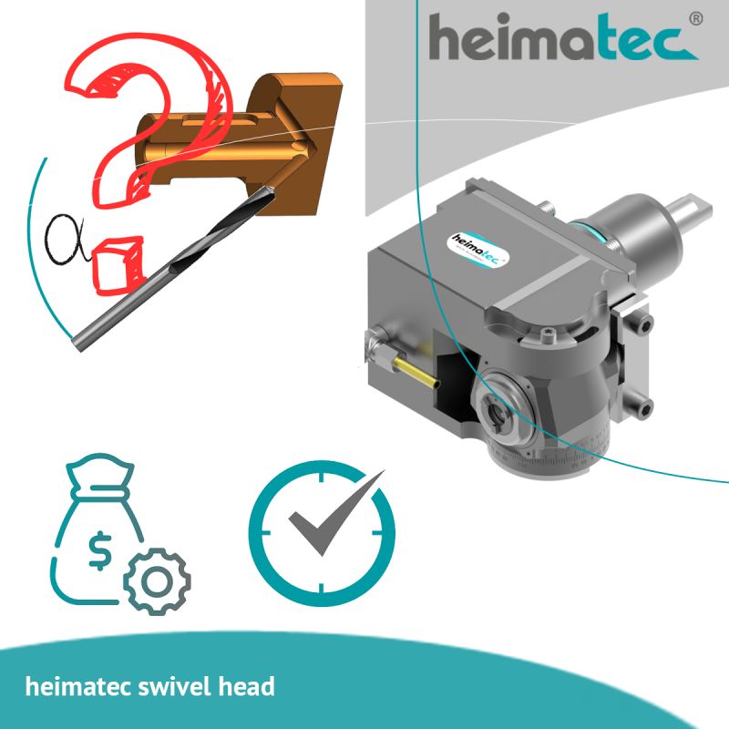 PlatinumTooling's tweet image. The #Heimatec #swivelhead enables complex #machining of multiple axes, precise #milling, drilling, or similar operations even in difficult-to-reach areas.  Benefits include max. flexibility, precise &amp;amp; repeatable work steps &amp;amp; time savings.
#PrecisionTools #universalhead #livetools