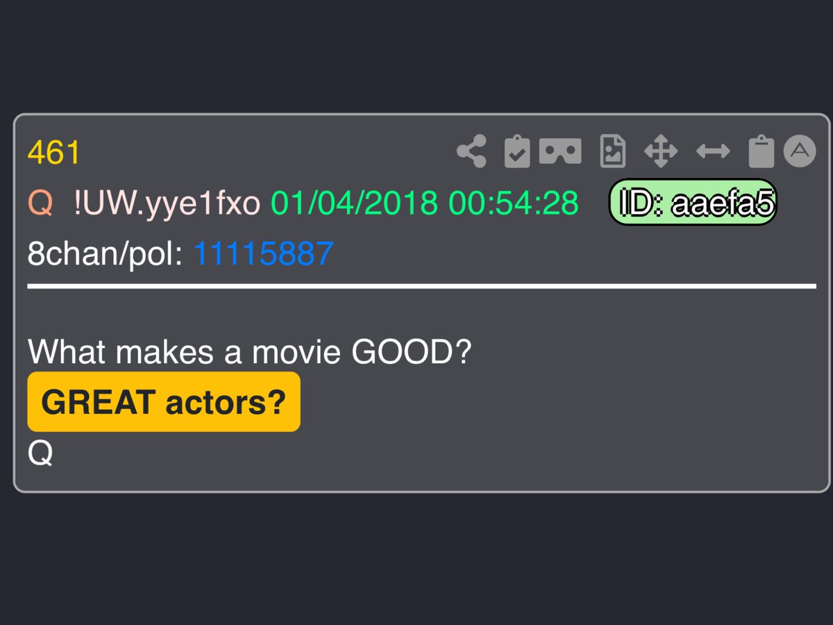 There is no Qanon there is a Q & there are anons. tweet media