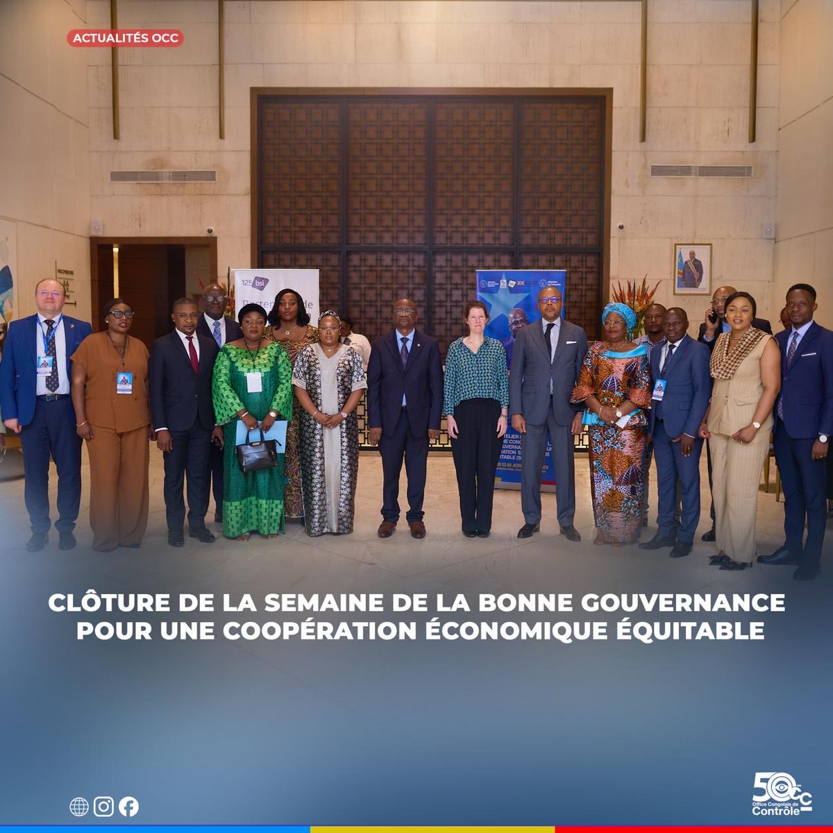 CMuabilu's tweet photo. RDC-UK: CLÔTURE DE LA SEMAINE DE LA BONNE GOUVERNANCE POUR UNE COOPÉRATION ÉCONOMIQUE ÉQUITABLE. https://t.co/VZATZjK08T