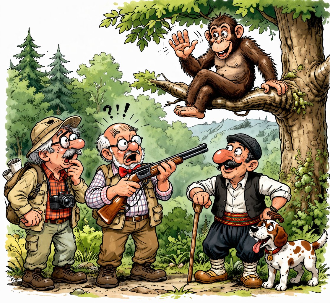 Az değişik olsun.

Avrupa'nın bi yerinde buluşan antropologlar, nerden duydularsa insana evrimleşmeden kalabilen türünün son örneği 'Hominoidea'nın Trabzon'un Of ilçesinin Ballıca köyü civarında yaşadığını saptamışlar ve soluğu Türkiye'de almışlar.

Uğradıkları Trabzon valisi