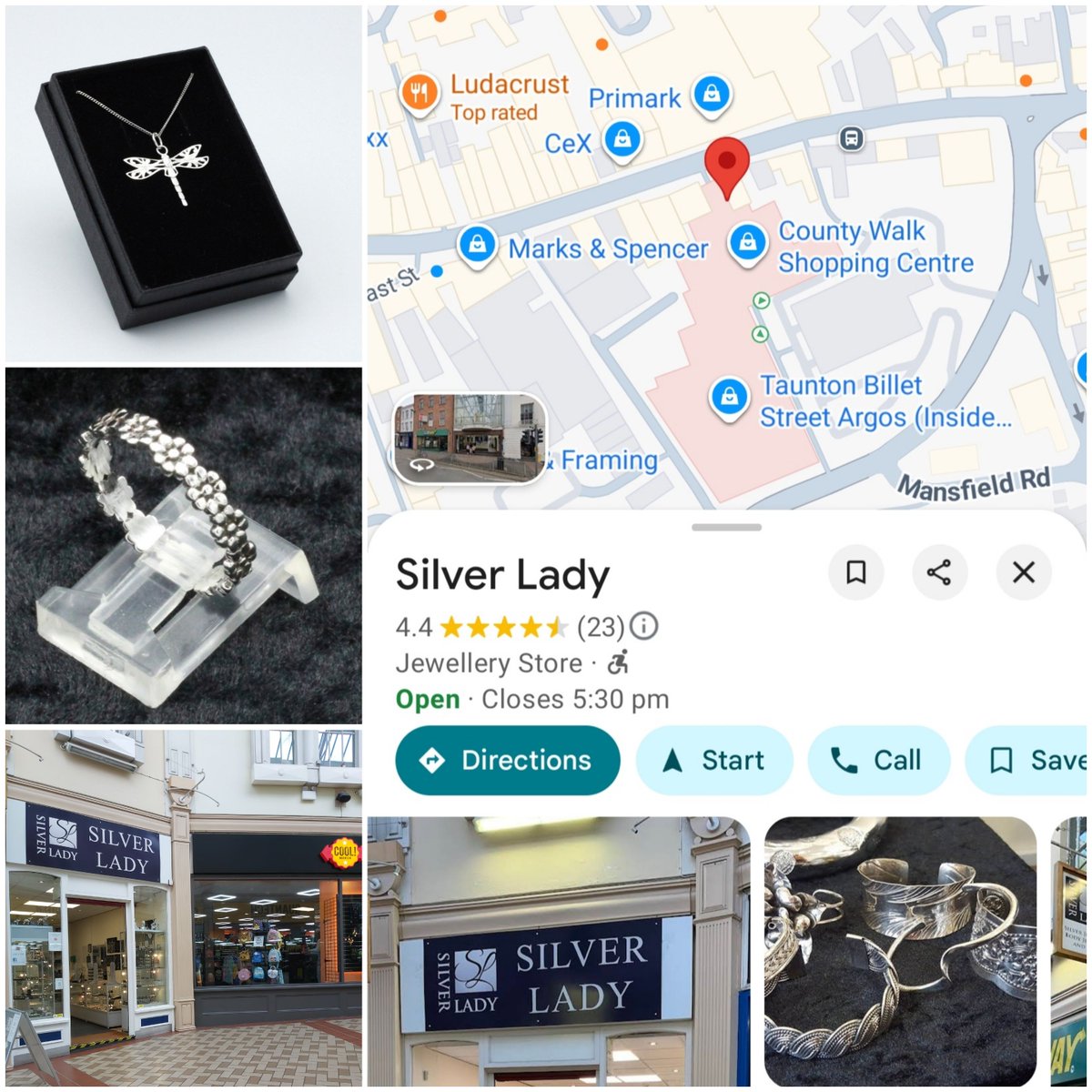 SilverLadyGB's tweet photo. HI to all my lovely customers , Tauntons Growing !
   I would love to say welcome to all the new occupants of our great County Town !!
We are a Independant Jewellery store with the largest range of REAL Silver for all !  Were Situated in the County Walk Shopping Centre. https://t.co/pBbwnahsyP