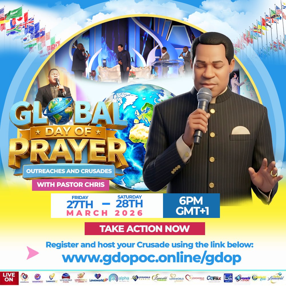 When we pray God hears and answers. 

tinyurl.com/mrj82s9b

#GDOP
#PastorChrislive
#GlobalDayofPrayer