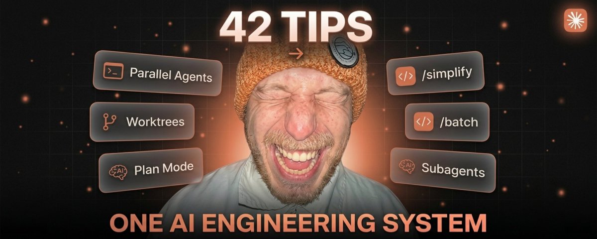 🚨Breaking: The guy who created Claude Code (@bcherny) just revealed how ...