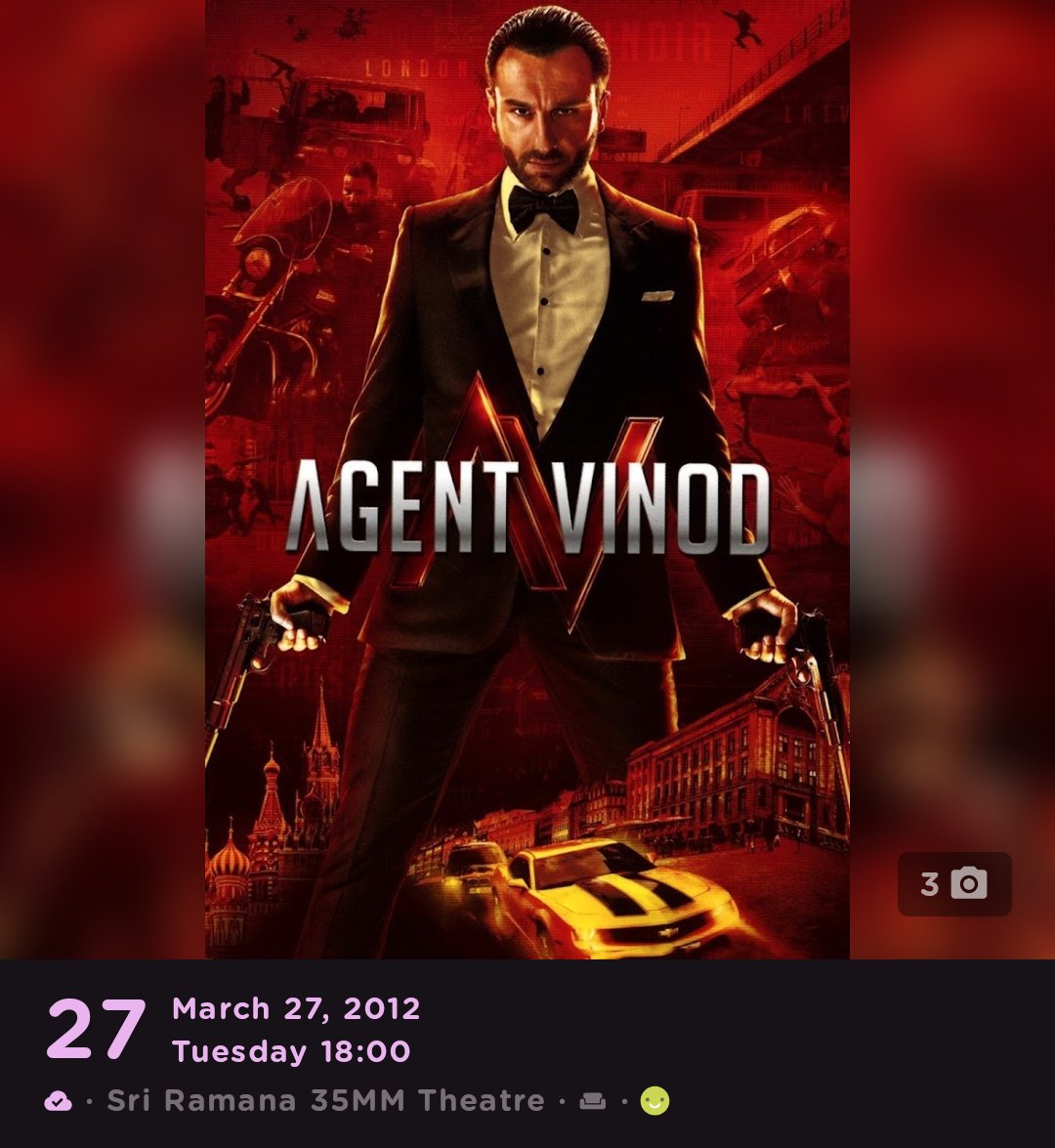 movie__maniac's tweet photo. 14 years ago, I watched #AgentVinod in Sree Ramana 35 MM, Amberpet, Hyderabad.
Today I am watching #BandMelam in the same Theatre. https://t.co/WkzAb8T7Ld