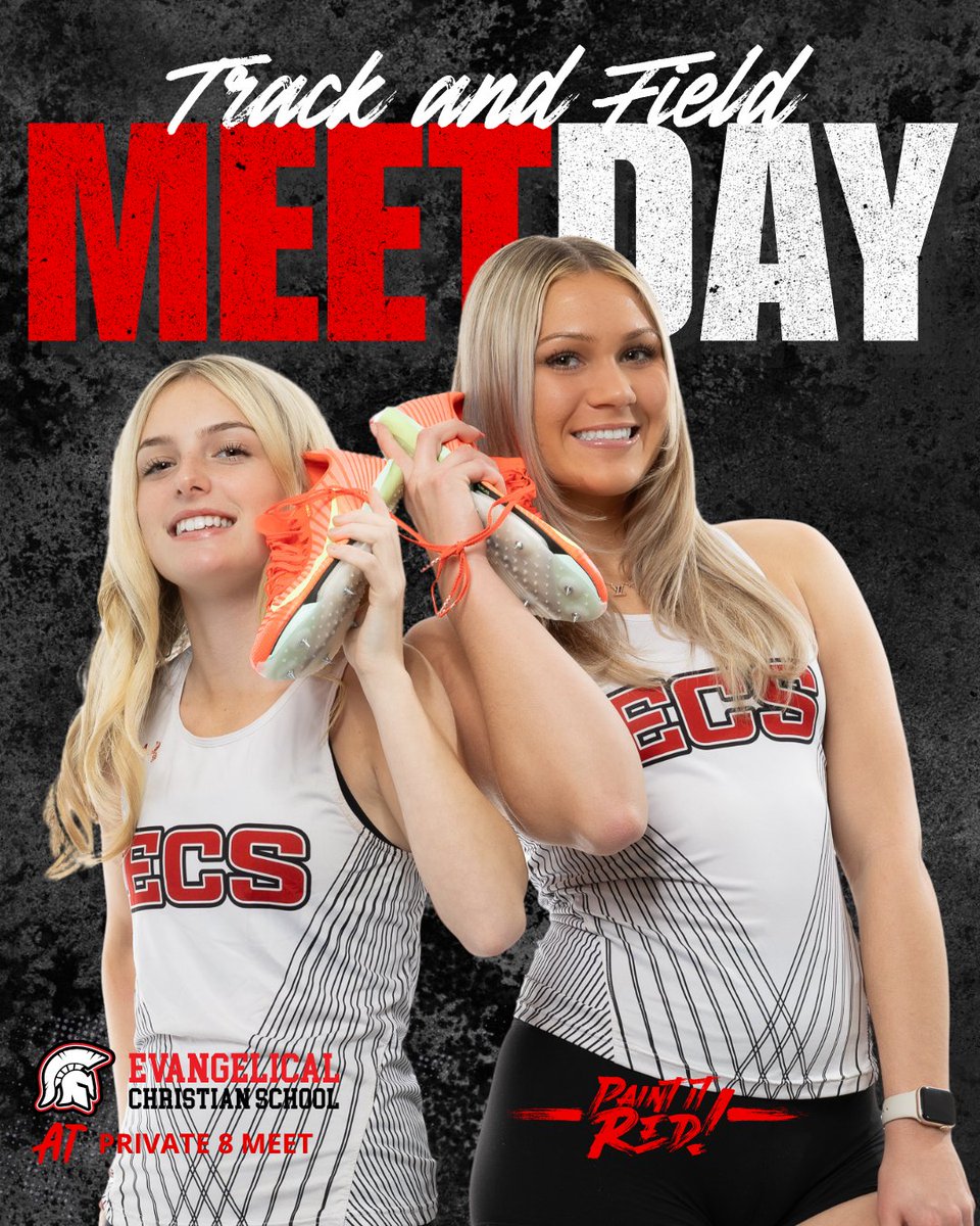 ECSsports's tweet image. Private 8 Track Meet today for our ECS Track &amp;amp; Field team! #PaintItRed