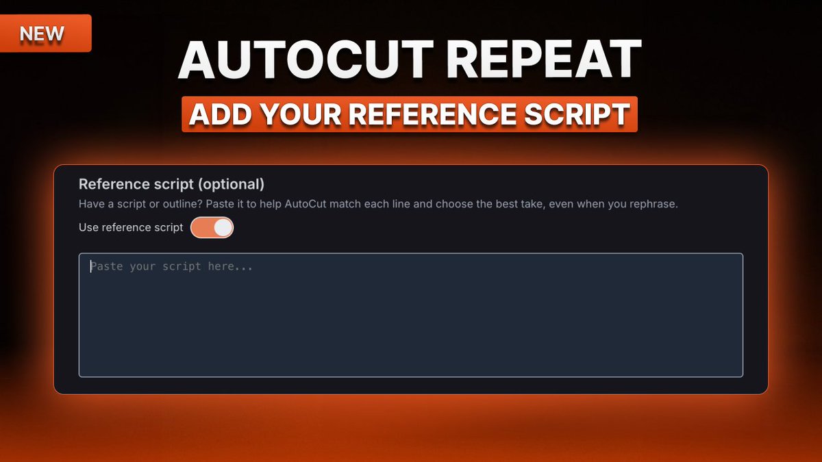 AutoCut tweet media