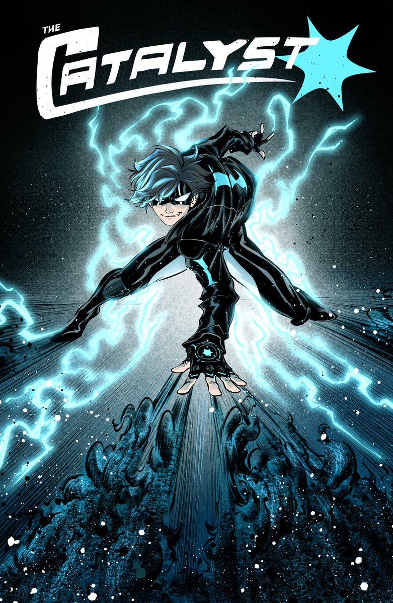 Fushi8763197648's tweet image. I know I don't post much, but I love to take some time to hype up an artist for their work.

@haru_ch1 just finished this comic cover piece of my superhero OC The Catalyst! They did such an amazing job so please go check out their other stuff!!

#oc #superhero