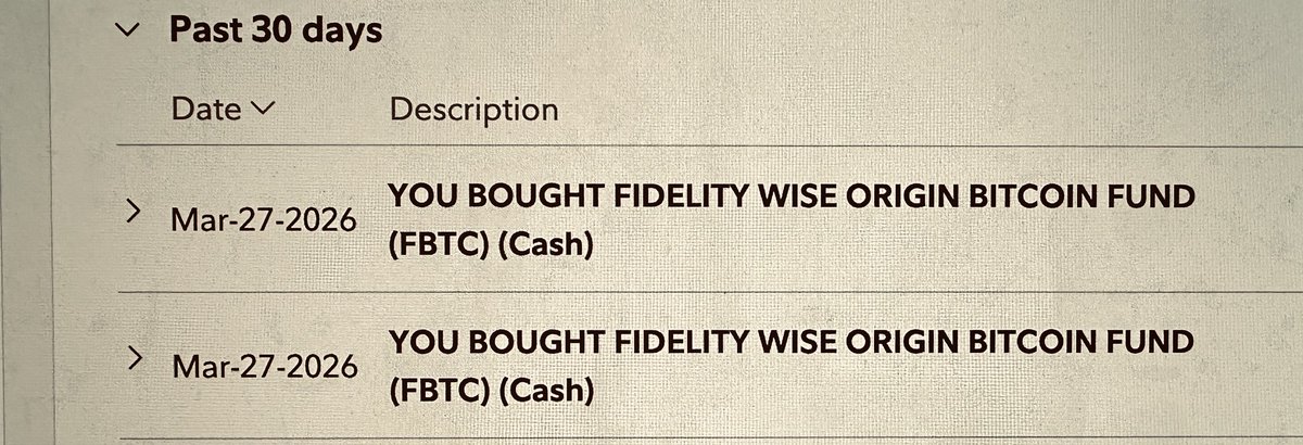 Wifey gave me consent where to invest her Roth.. My reply.. Oh bet 😂😂😂😂

No XRP ETF at Fidelity 🤧

$BTC $XRP #Crypto