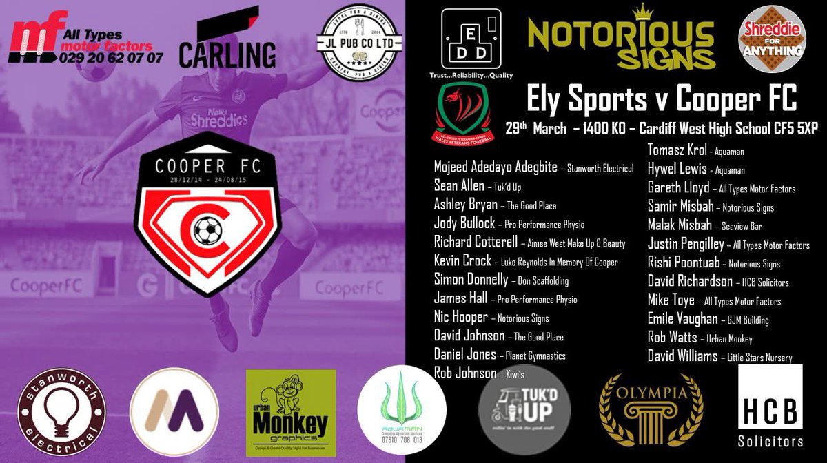 Cooper FC tweet media