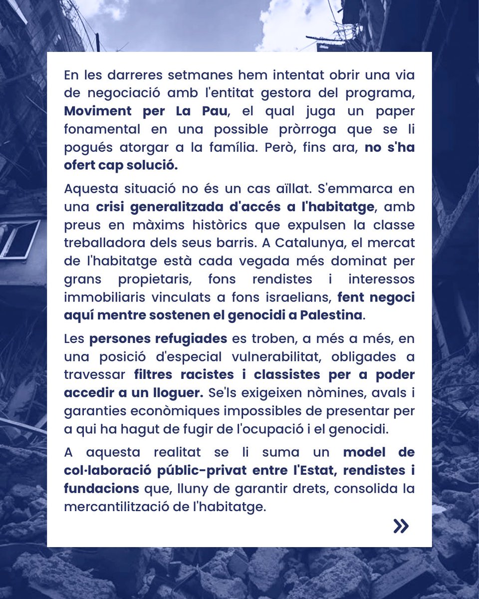 Sindicat d’Habitatge de Badalona tweet media