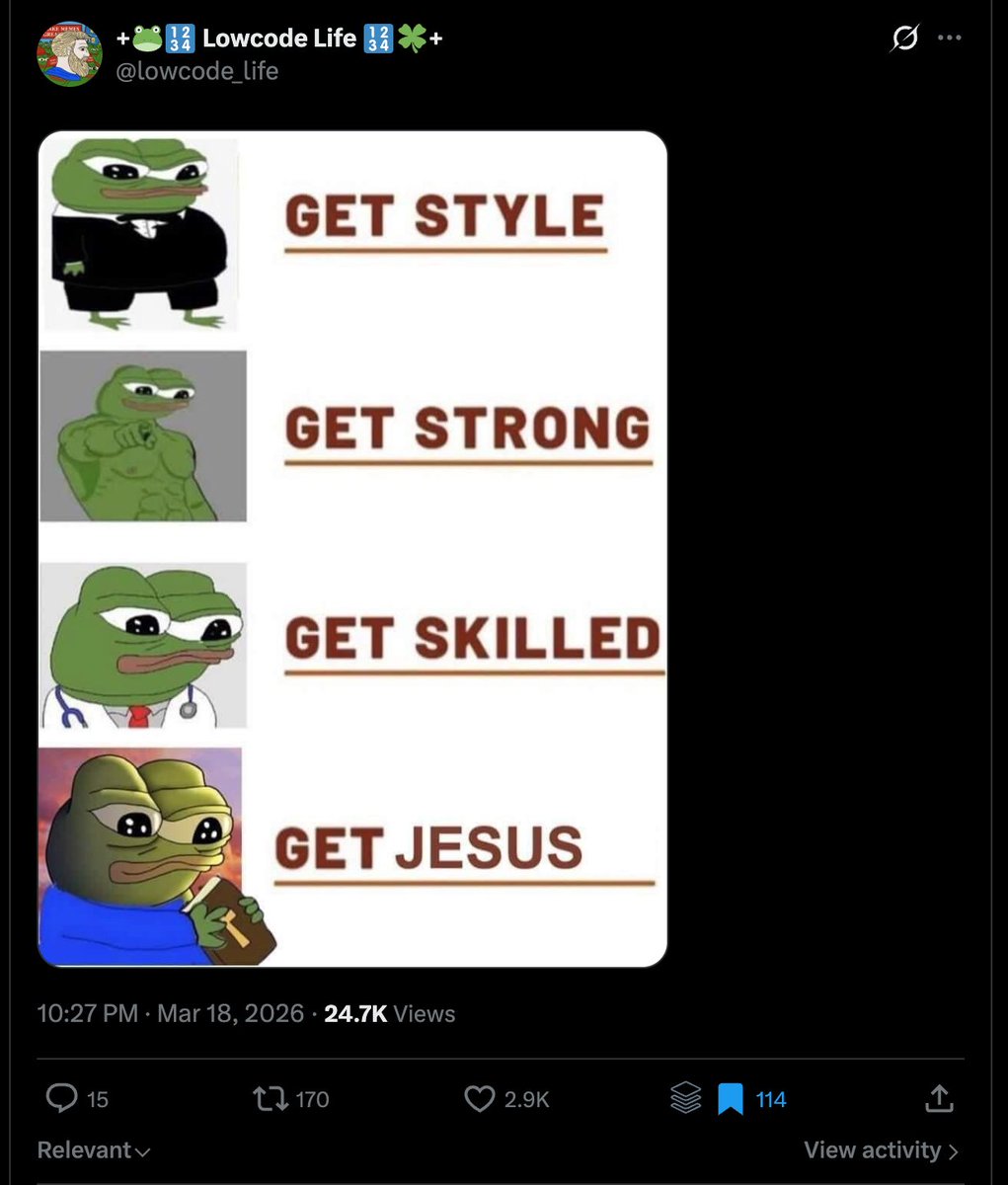 +🐸🔢 Lowcode Life 🔢🍀+ tweet media