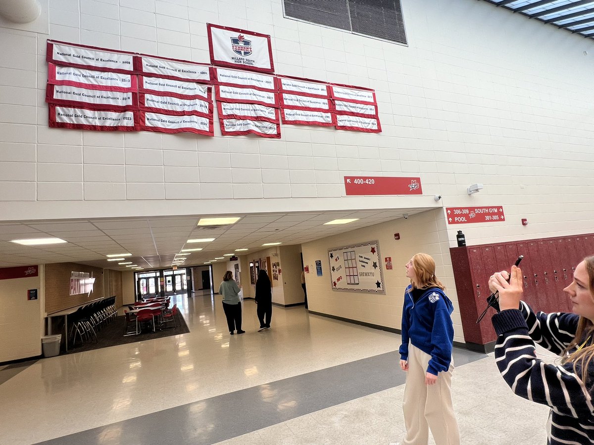 NEadvantage's tweet photo. Millard South’s Student Council has maintained National Gold Council of Excellence status every single year since 2008. 🤯 https://t.co/7nvDrVRU0E
