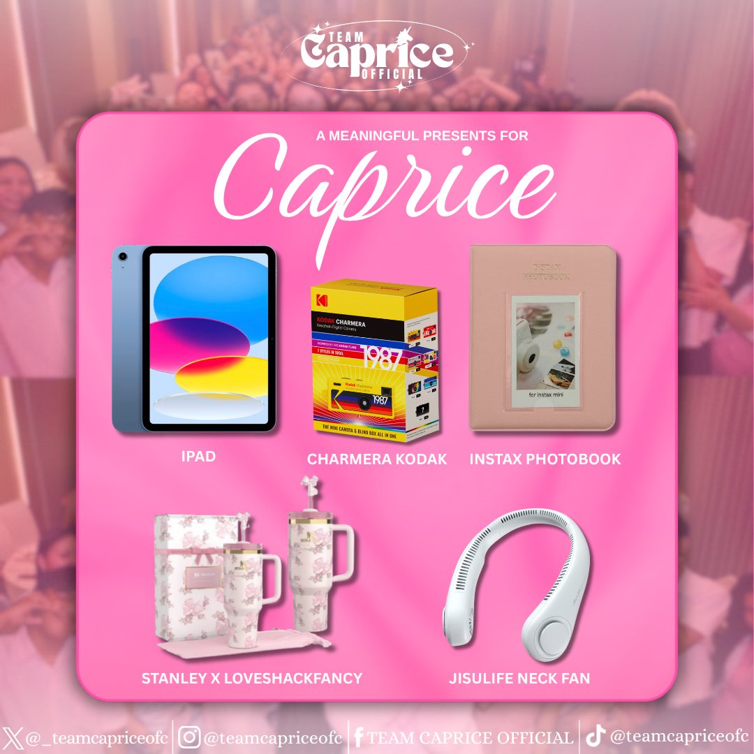 Team Caprice Official tweet media