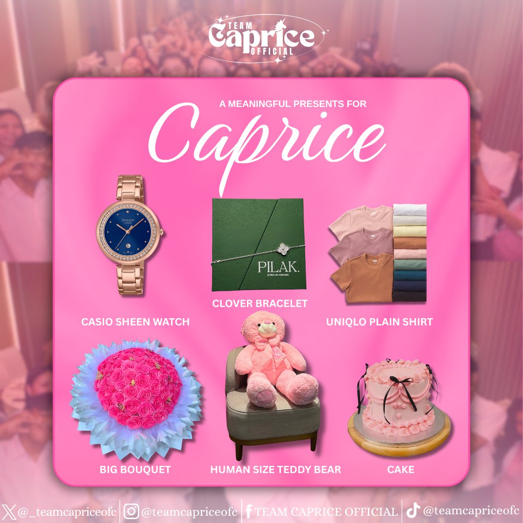 Team Caprice Official tweet media