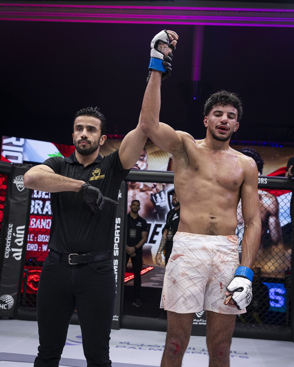 uae_warriors's tweet photo. π΅π Khaled Amr wins
π₯ ACTION! Unanimous Decision in Welterweight
Total striking clinical! Khaled Amrβs robust grappling and ground game won him the fight. A professional display of technique and will.
#UAEWarriors #UAEW68 #InAlAin https://t.co/CI0zZ7b9hn