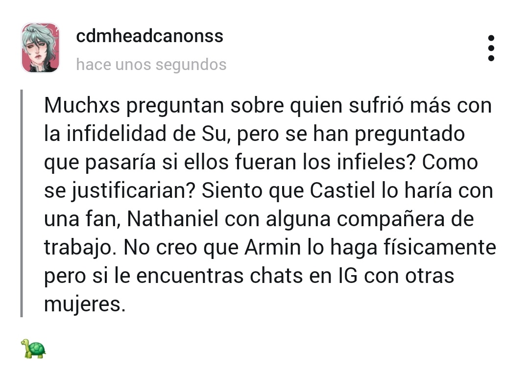 - CDM HEADCANONS! tweet media