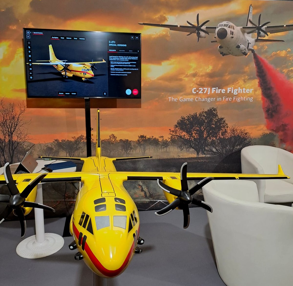 LDO_Aeronautics's tweet photo. Three days of insight, collaboration and innovation have come to an end. The Aerial Fire Fighting Conference & Exhibition 2026, which took place in Rome, Italy, once again highlighted the importance of working together to address increasingly complex scenarios. #Leonardo was pleased to contribute, engaging with partners, institutions and industry stakeholders while showcasing its evolving portfolio of aerial #firefighting solutions, including the #C27JFire Fighter.

Looking ahead, a guiding principle is that advanced technology is one of our strongest allies in protecting our planet. This message was also at the core of the remarks delivered by Tommaso Pani, #LeonardoAeronautics’ Senior Vice President Marketing & Sales, during the Aerial Fire Fighting Gala Dinner held last night at Palazzo Brancaccio. As he emphasised, wildfires are among the most critical global threats to ecosystems and communities. In this context, Leonardo acts as a partner in protection—leveraging technology to improve speed, precision and operational effectiveness, while driving #innovationin support of resilience and #sustainability. The future of firefighting will be shaped by the synergy between human expertise and advanced technologies. A sincere thank you to the #AFFGlobal2026 organisers as well as to our partners and stakeholders for the valuable exchange and collaboration throughout the event. We look forward to continuing this dialogue and working together.