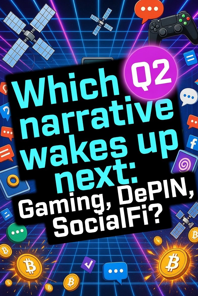 AlphaCryptoGems's tweet image. New meta loading… which narrative is still sleeping but about to wake up in Q2⁉️#Gaming, #DePIN, #SocialFi, #Memecoin #Altcoin, or something else?

Pick one + name a project. Tag a friend who needs to see this!
