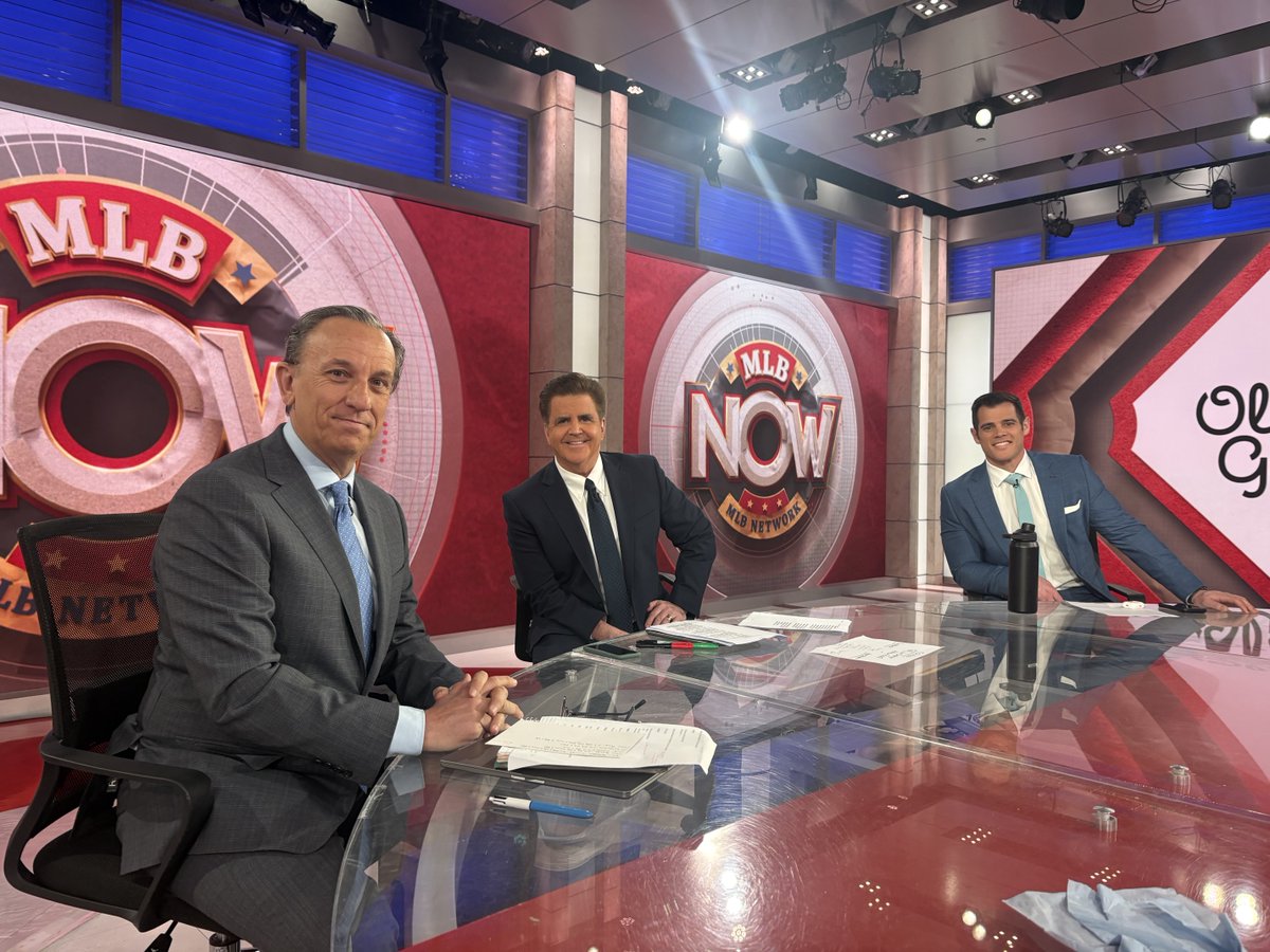 Joelsherman1's tweet photo. My first go around with MLB Now this season with Brian Kenny and Anthony Recker 12-1pE #MLBNow https://t.co/nTEfNOkUwu