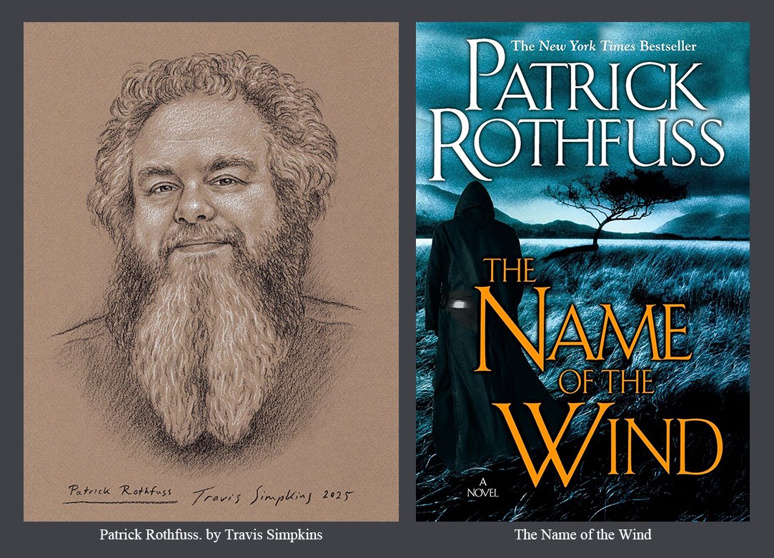 TravisSimpkins7's tweet photo. March 27, 2007: "The Name of the Wind", by Patrick Rothfuss, was published.
Portrait by Travis Simpkins
#patrickrothfuss #kingkillerchronicles #nameofthewind #fantasy #kvothe #Auri #magic #fantasybooks #worldbuilding #books #author #TravisSimpkins #art #Portrait #sketch https://t.co/WXqKqpXsoj