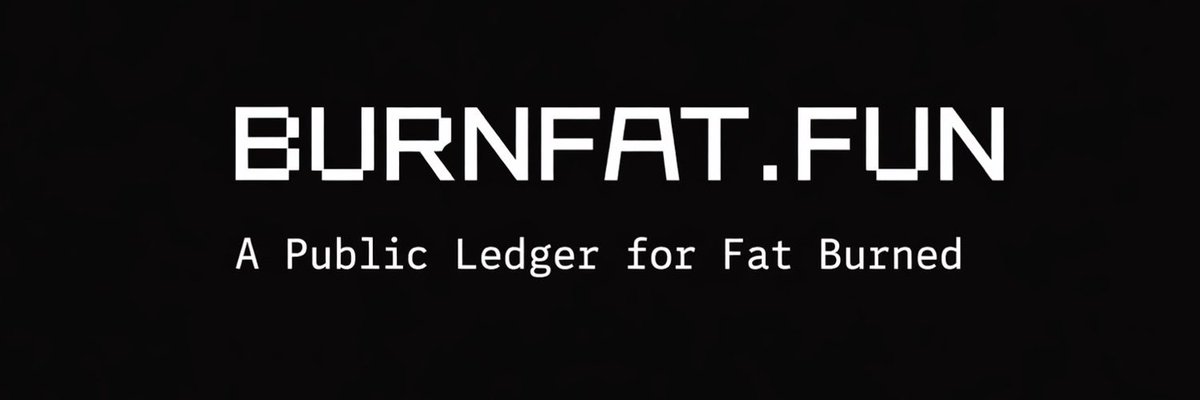 frozensau's tweet photo. Noticed @burnfatdotfun and it’s a different spin on fitness. It treats fat loss like a challenge, tracking progress onchain while adding a social, game like layer. Feels more engaging than typical apps. Could be worth keeping an eye on: https://t.co/DEwQojDMq4 https://t.co/drQaXtsZLe