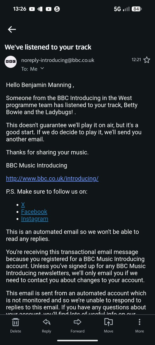 Benjamin Manning Music tweet media